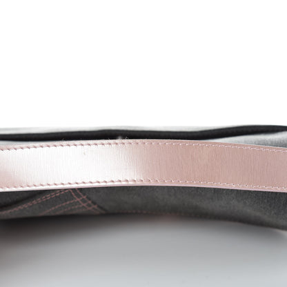 Christian Dior Patent Denim Jeans Saddle Bag Grey Pink 11 of 12
