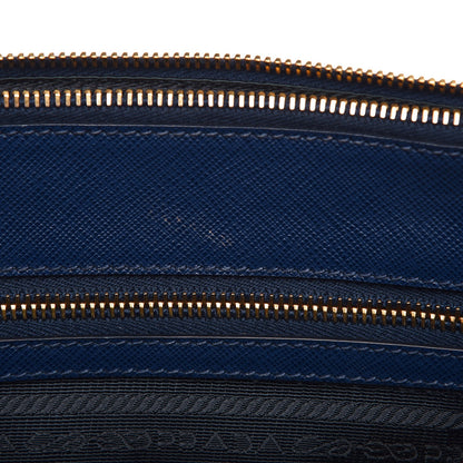Prada Saffiano Large Galleria Double Zip Tote Bluette 8 of 15