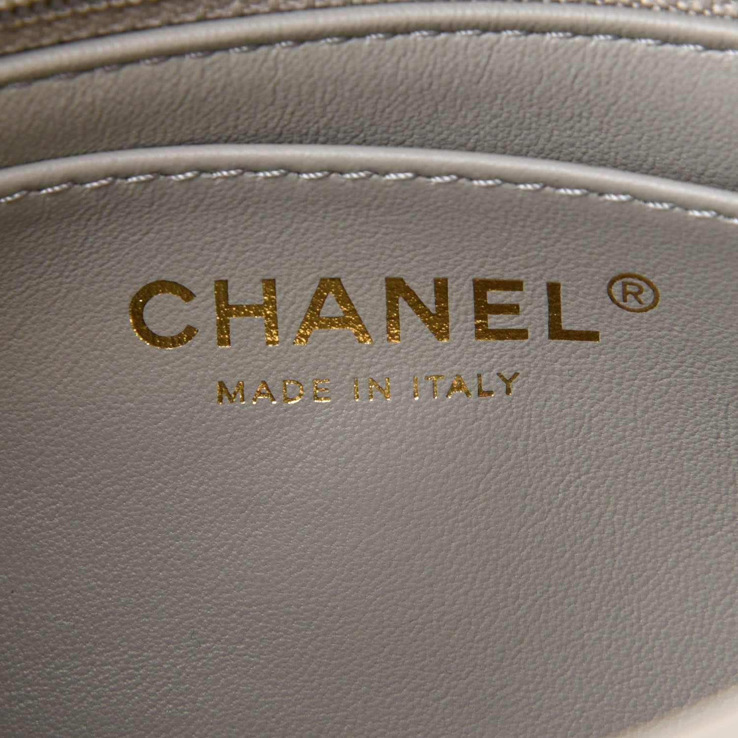 Chanel Lambskin Quilted Mini Pearl Crush Flap Light Grey 6 of 10