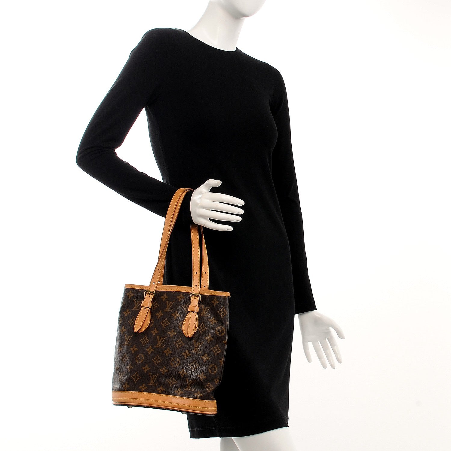 Louis Vuitton Monogram Petit Bucket 23 3 of 11