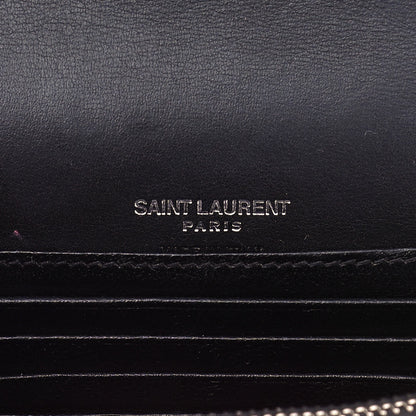 Saint Laurent Grain De Poudre Monogram Kate Belt Bag Neon Pink 6 of 12
