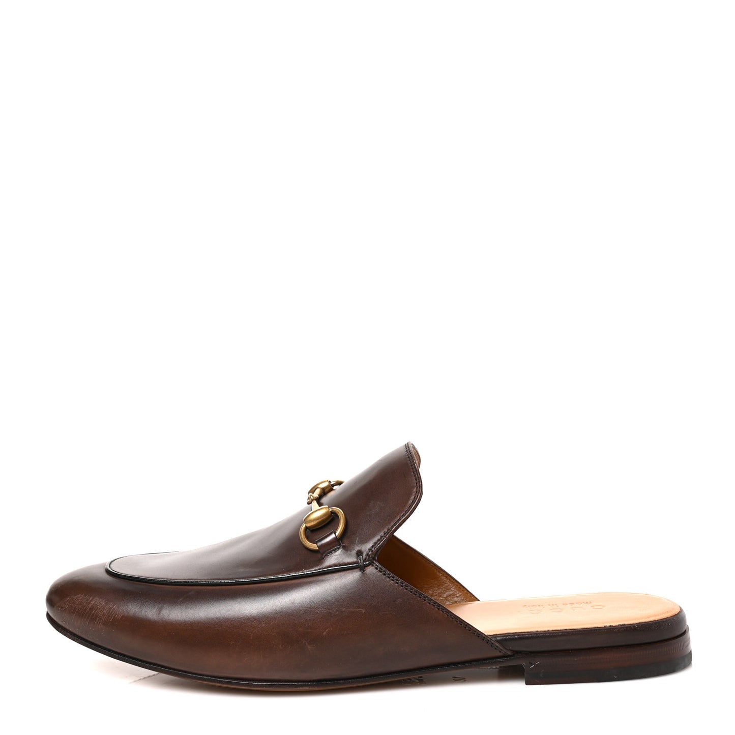 Calfskin Mens Princetown Slippers 10 Fondente Brown