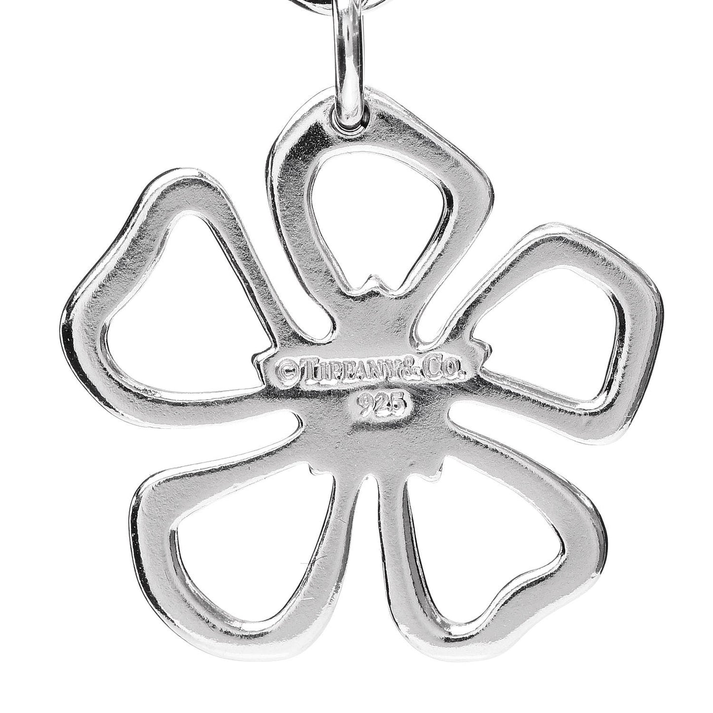Sterling Silver Flower Charm Bracelet