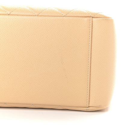 Chanel Caviar Quilted Grand Shopping Tote GST Beige 13 of 16