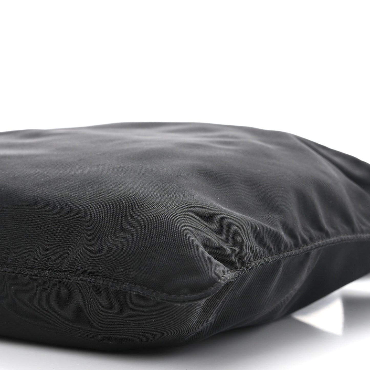 Nylon Vela Flat Messenger Bag Black