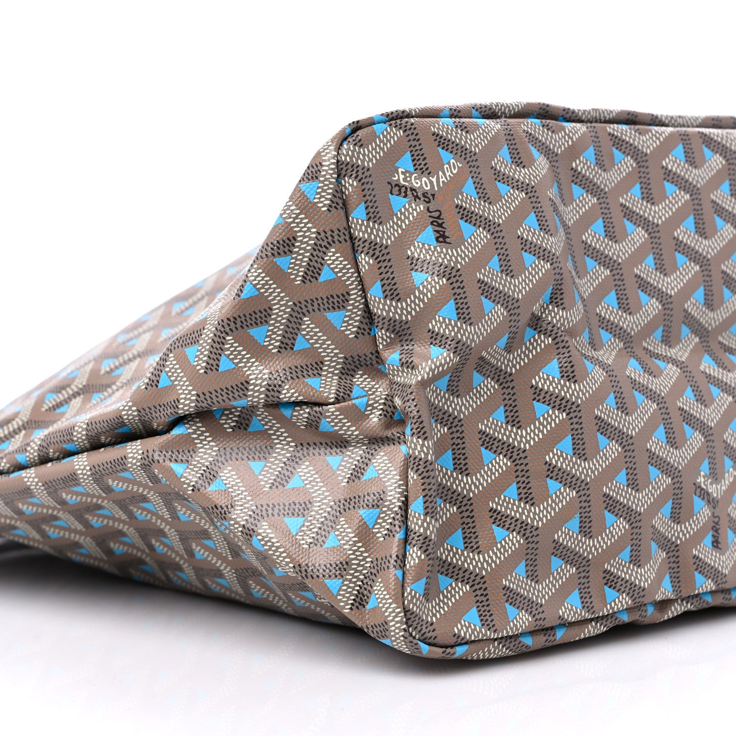 Goyard Goyardine Saint Louis Claire Voie PM Grege Turquoise 8 of 9