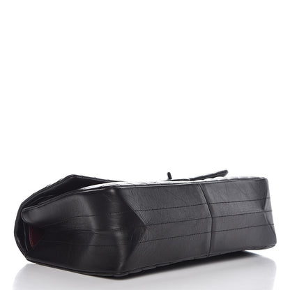 Chanel Aged Calfskin Chevron 2.55 Reissue 226 So Black 5 of 10