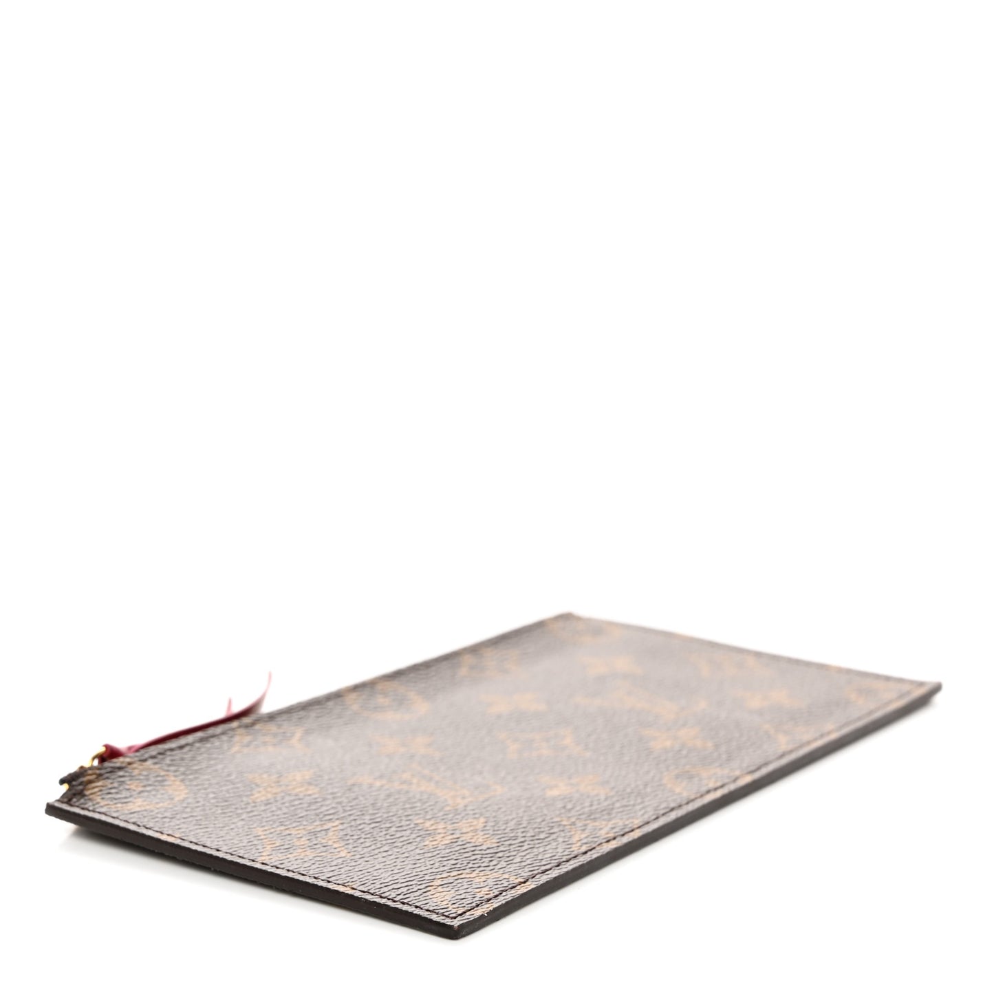Monogram Felicie Chain Wallet Zippered Insert Fuchsia