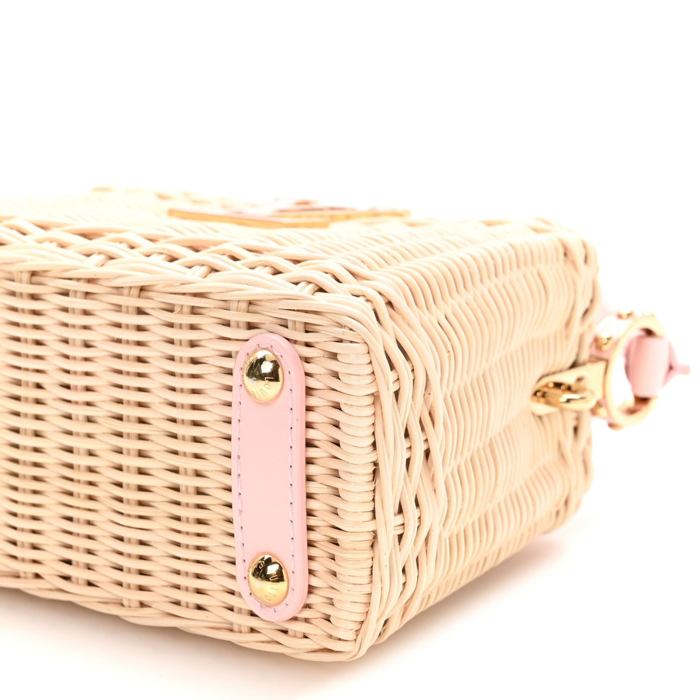 Rattan Denim Capucines Mini Washed Pink