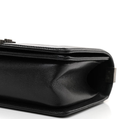 Chanel Caviar Quilted Medium Boy Flap Black 10 of 10