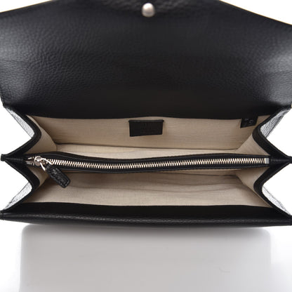 Gucci Pebbled Calfskin Small Dionysus Shoulder Bag Black 5 of 11