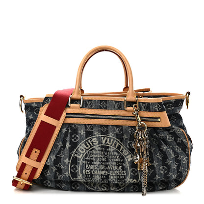 Louis Vuitton Denim Raye Cabas GM 1 of 9