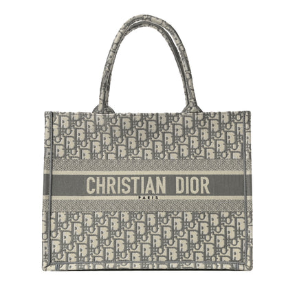 Christian Dior Oblique Medium Book Tote Grey 1 of 10