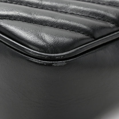 Saint Laurent Calfskin Matelasse Monogram Lou Camera Bag Black 11 of 11