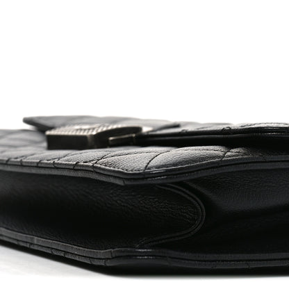 Chanel Goatskin Quilted Small CC University Top Handle Flap Black 9 of 10