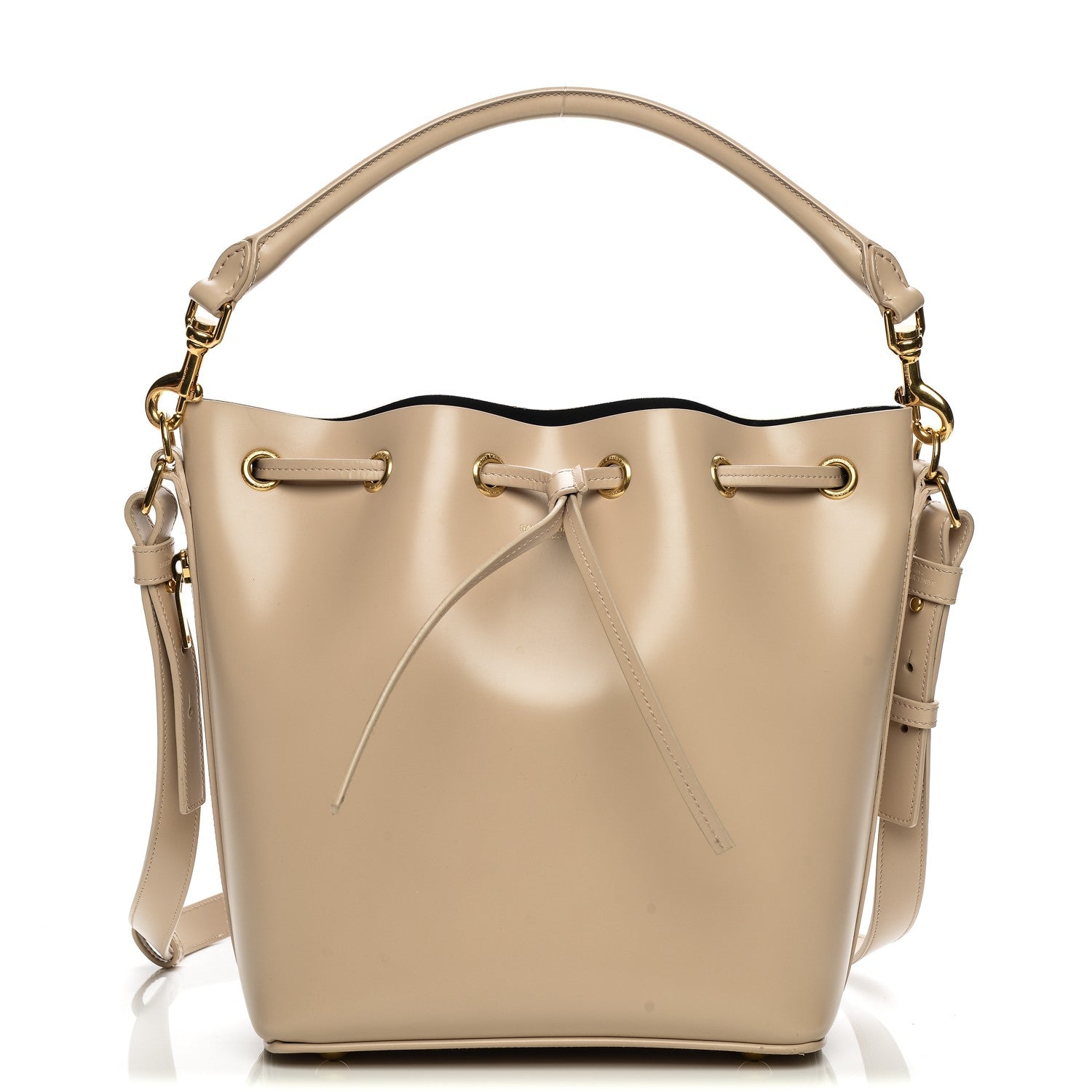 Saint Laurent Calfskin Medium Emmanuelle Bucket Bag Nude Powder 1 of 8