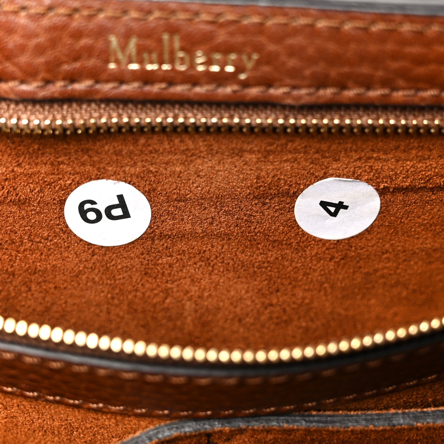 Mulberry Grain Vegetable Tanned Calfskin Bayswater Oak 13 of 13