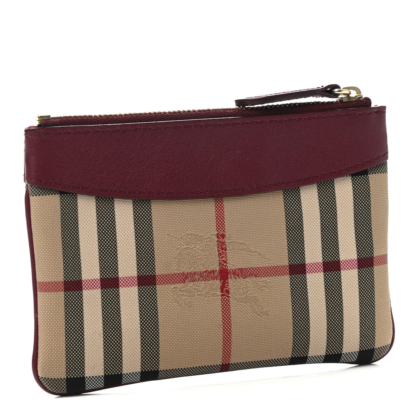 Haymarket Check Zip Pouch Red