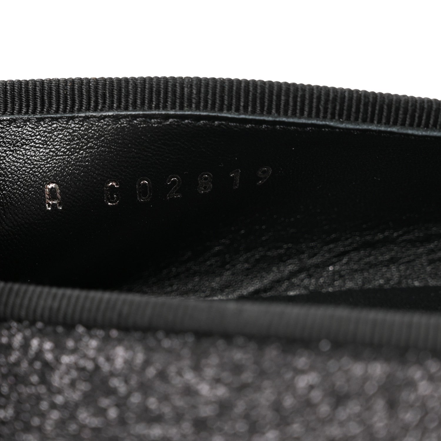 Chanel Glitter Grosgrain Cap Toe CC Ballerina Flats 40 Black 9 of 11