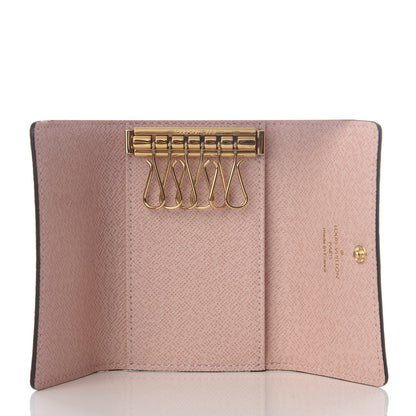 Louis Vuitton Damier Ebene Multicles 6 Key Holder Rose Ballerine 4 of 8