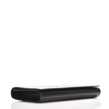 Saint Laurent Calfskin Monogram Large Belle De Jour Clutch Black 4 of 7