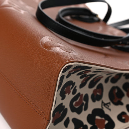 Louis Vuitton Empreinte Monogram Giant Wild At Heart Onthego MM Caramel 10 of 11
