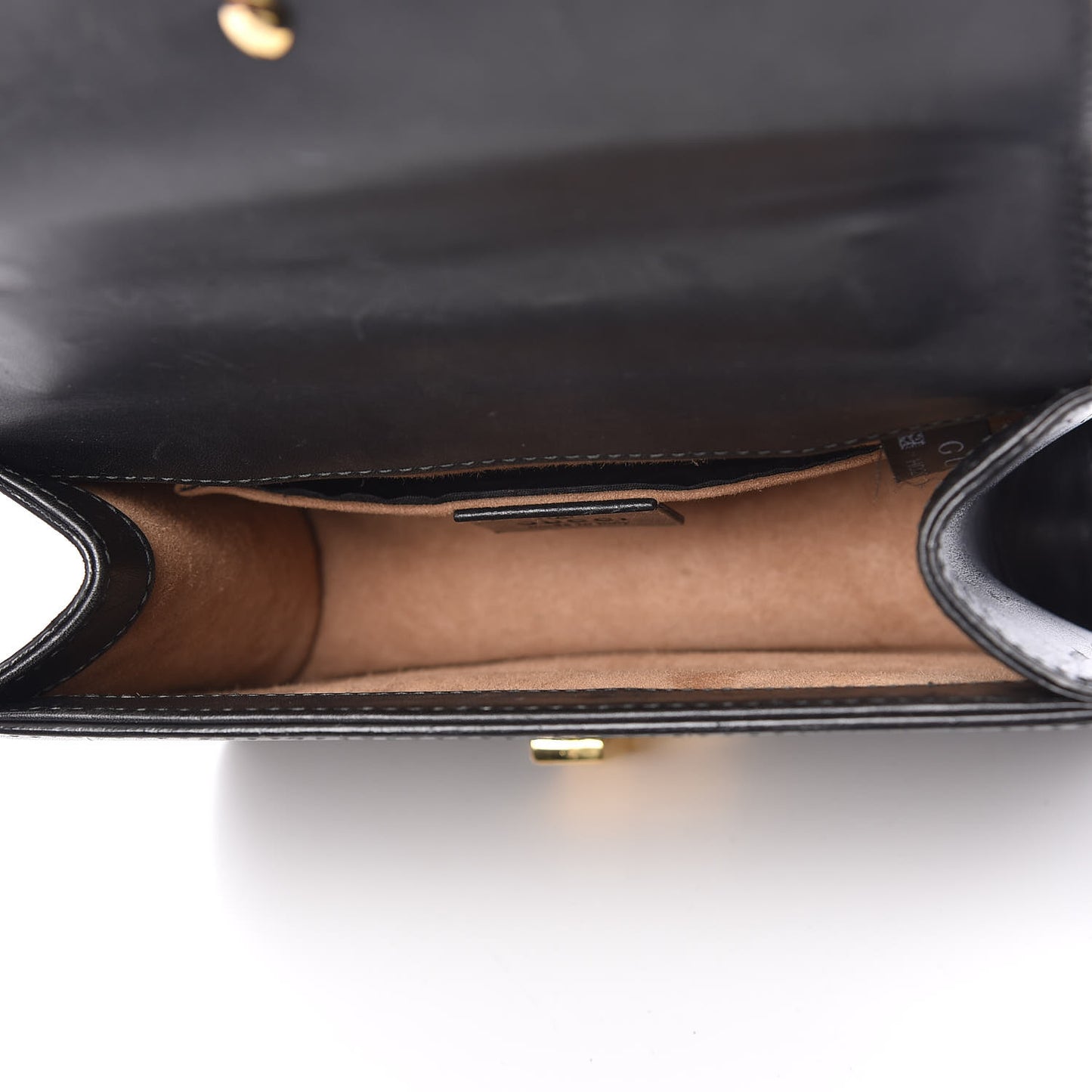Calfskin Mini Sylvie Chain Shoulder Bag Black