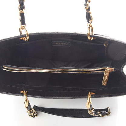 Chanel Caviar Quilted Grand Shopping Tote GST Black 4 of 9