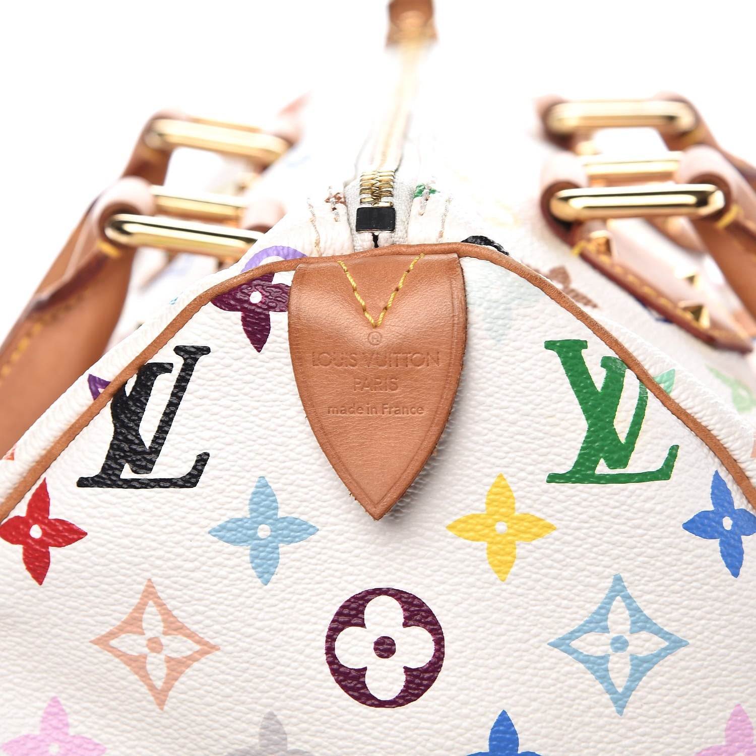 Louis Vuitton Monogram Multicolor Speedy 30 White 6 of 11