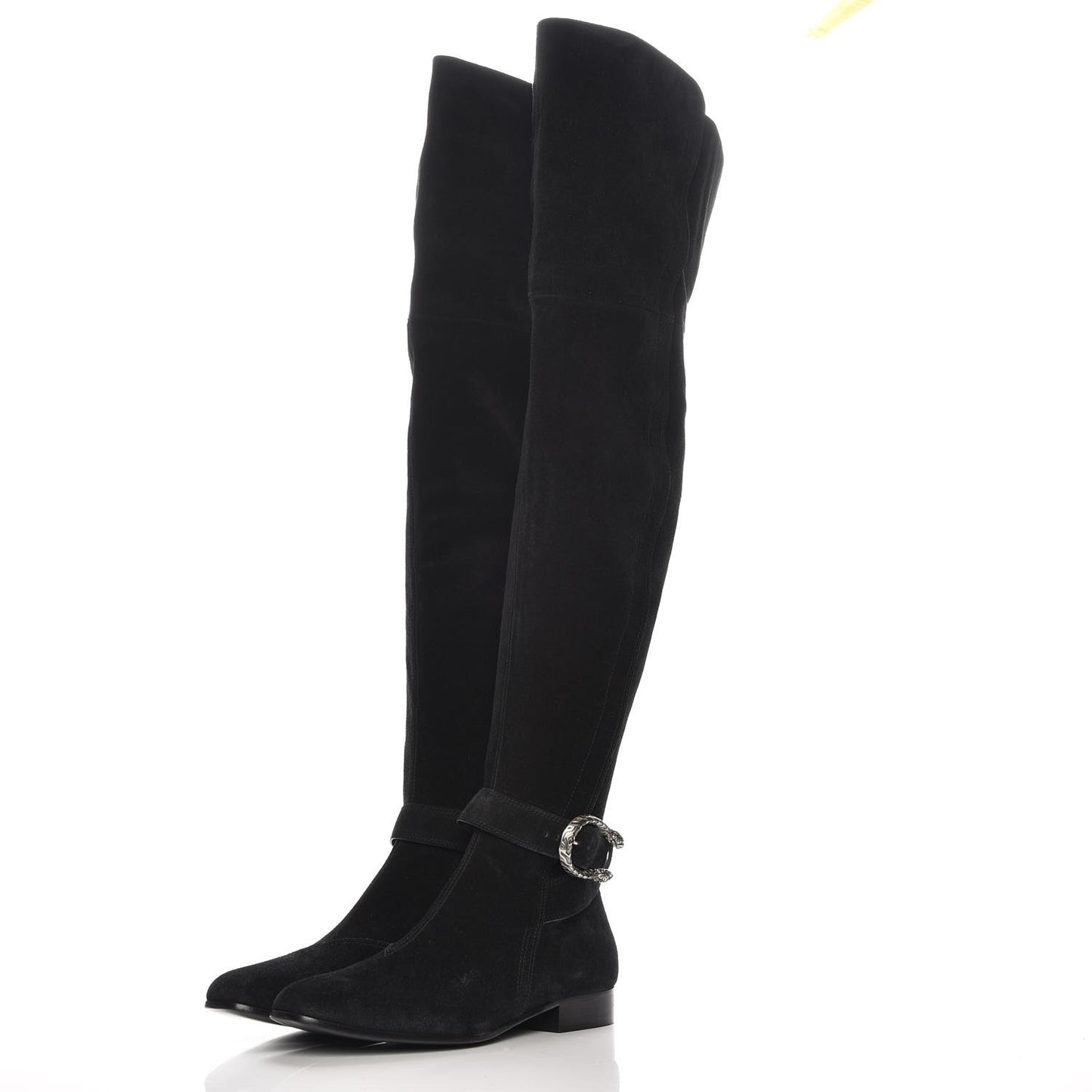 Suede Dionysus Over The Knee Boot 39 Black