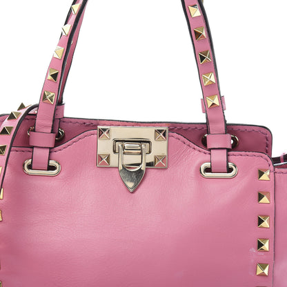 Valentino Garavani Vitello Mini Rockstud Tote Ninphea 15 of 16