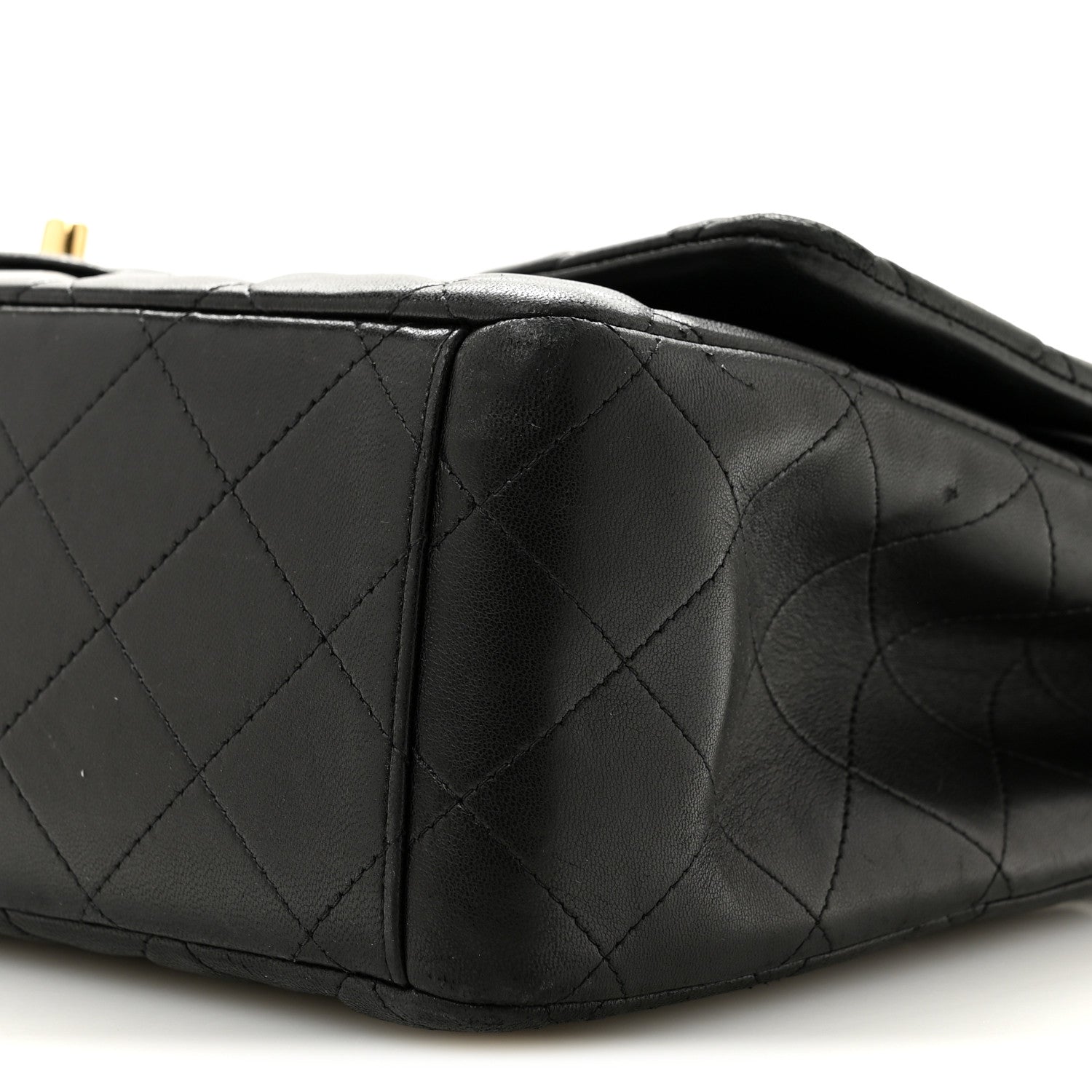 Chanel Lambskin Quilted Maxi Double Flap Black 9 of 13