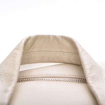 Chanel Caviar Perforated Bowler White 12 of 16