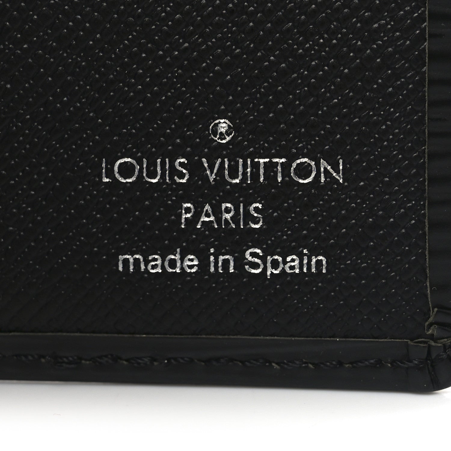 Louis Vuitton Epi 6 Card Billfold Wallet Black 12 of 12