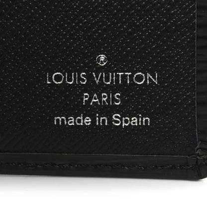 Louis Vuitton Epi 6 Card Billfold Wallet Black 12 of 12