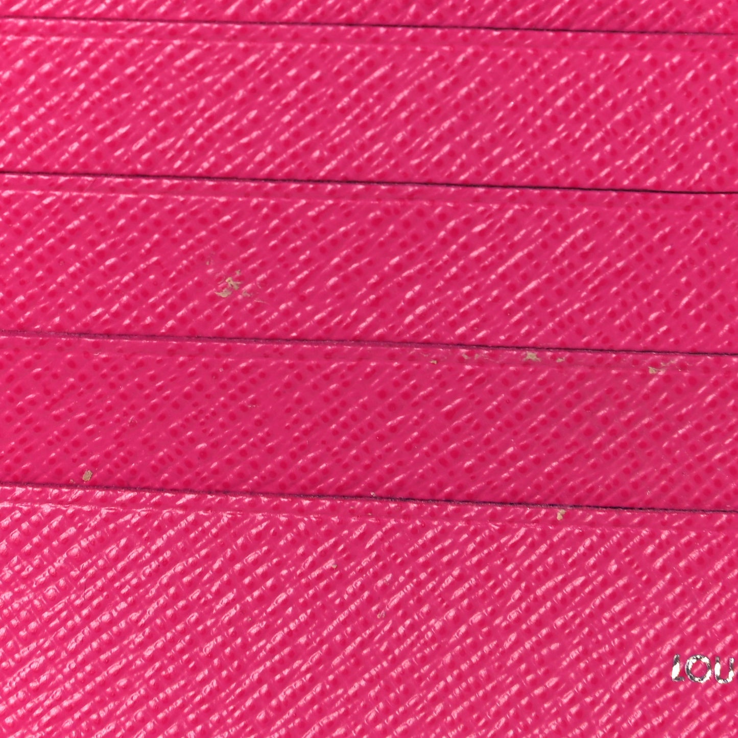 Calfskin Felicie Card Holder Insert Pink