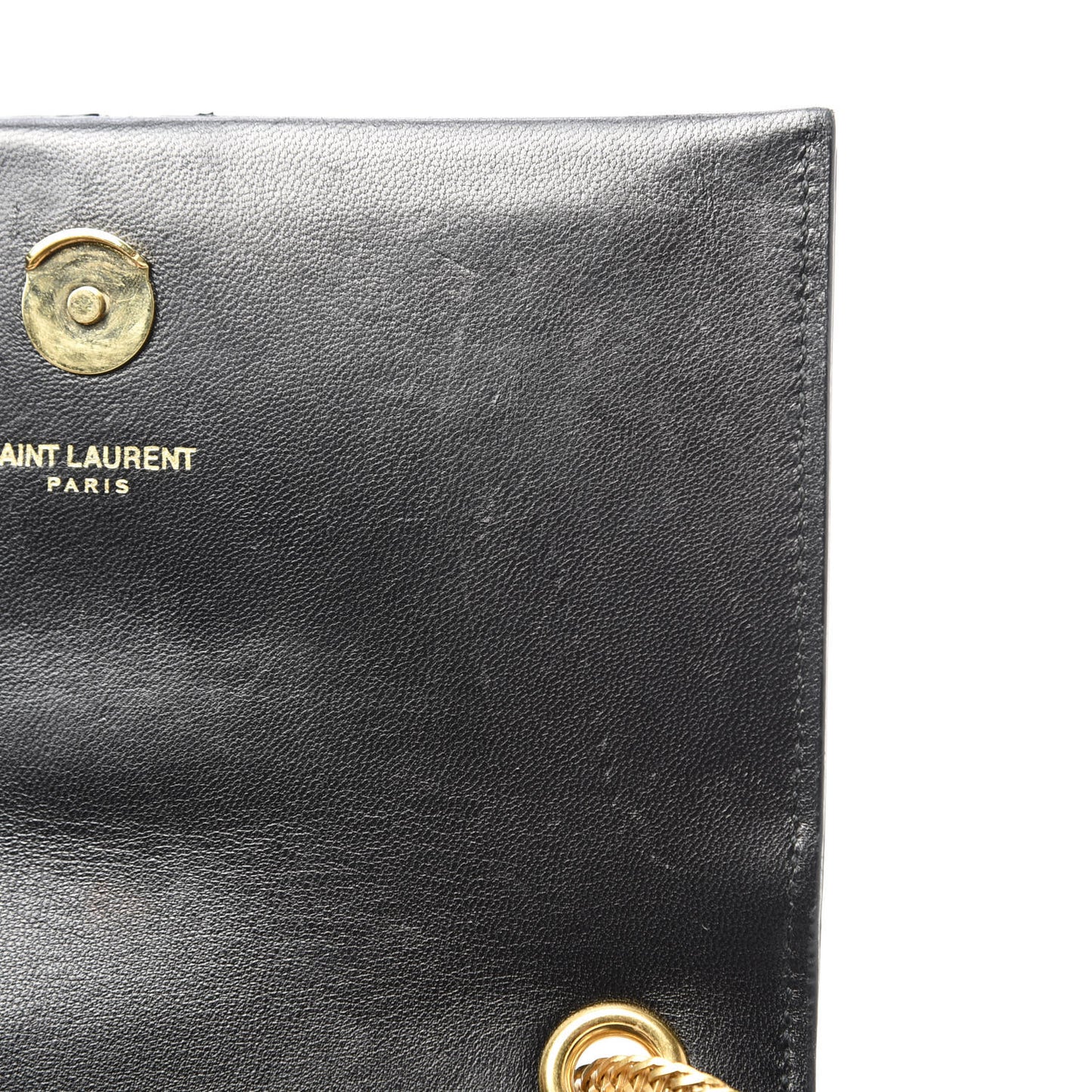 Suede Small Classic Monogram Kate Tassel Satchel Black