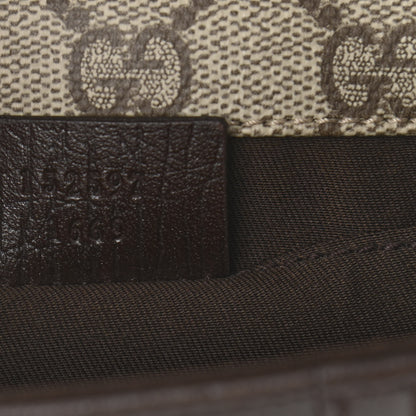 Gucci GG Monogram Plus Web Belt Bag Dark Brown 7 of 10