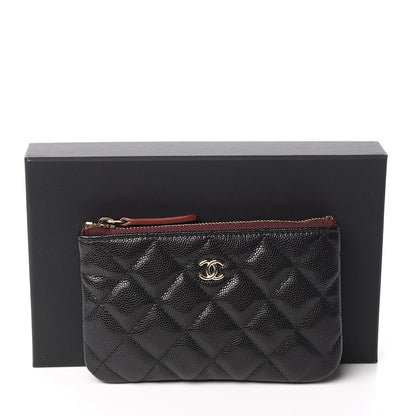 Chanel Caviar Quilted Small Cosmetic Case Black 8 of 8