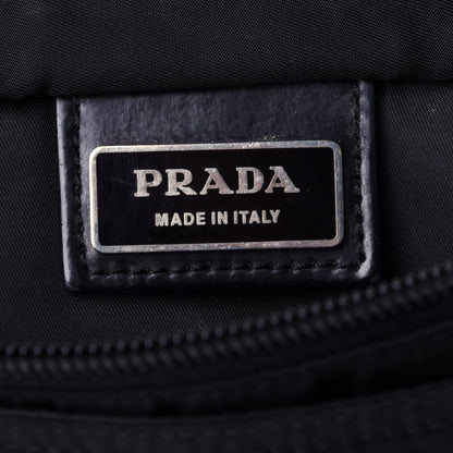 Prada Nylon Vela Flat Messenger Bag Black 6 of 9