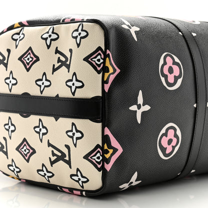 Louis Vuitton Monogram Giant Wild At Heart Keepall Bandouliere 45 Black 8 of 9