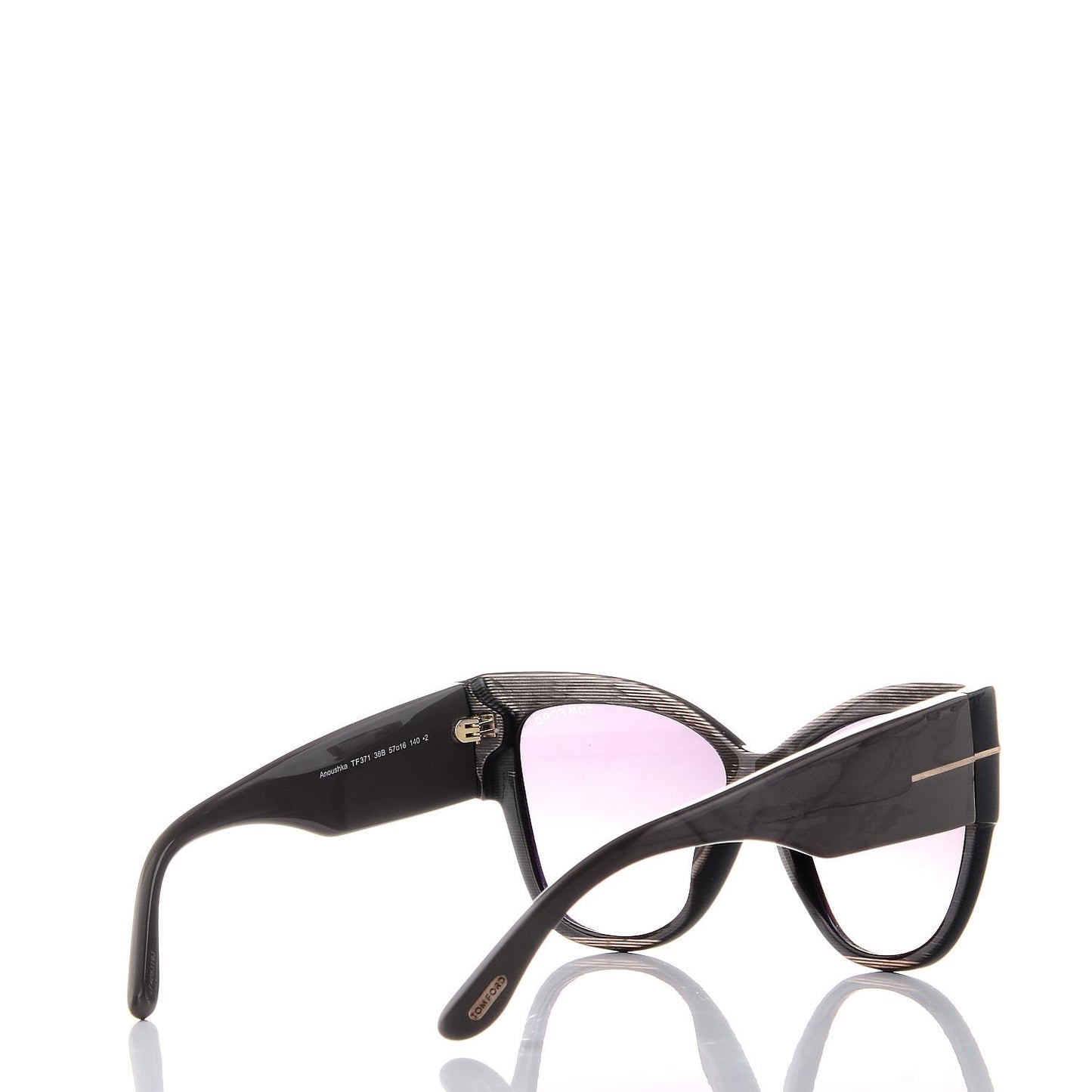 Acetate Anoushka Cat Eye Sunglasses TF371 Dove Grey