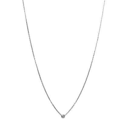 Cartier 18K White Gold Diamond XS D'Amour Pendant Necklace 1 of 6