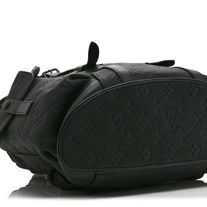 Louis Vuitton Taurillon Monogram Christopher PM Backpack Black 4 of 9