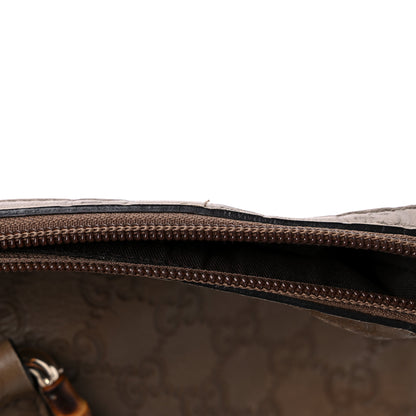 Gucci Guccissima Bamboo Top Handle Tote Brown 21 of 21