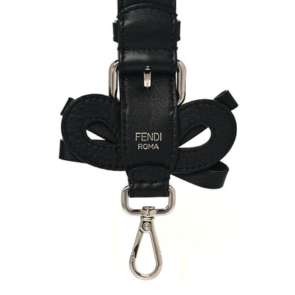 Fendi Vitello Dolce Bow Mini Strap You Black 3 of 4