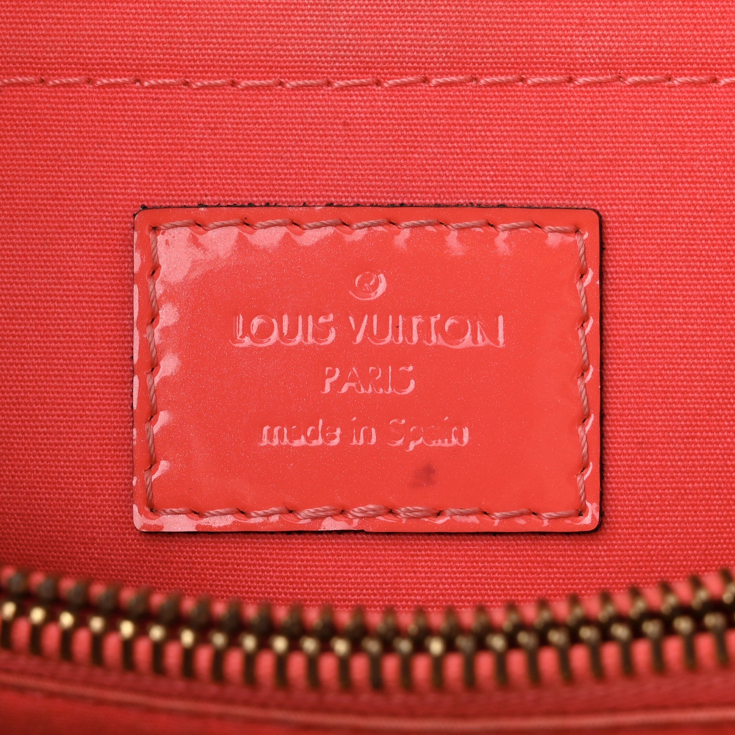 Louis Vuitton Vernis Montaigne BB Rose Litchi 6 of 10