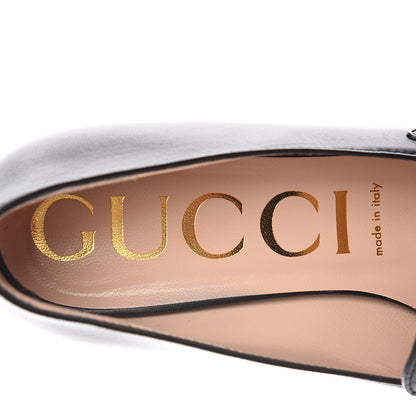 Gucci Malaga Kid Zumi Mid Heel Loafers 39 Black 8 of 11