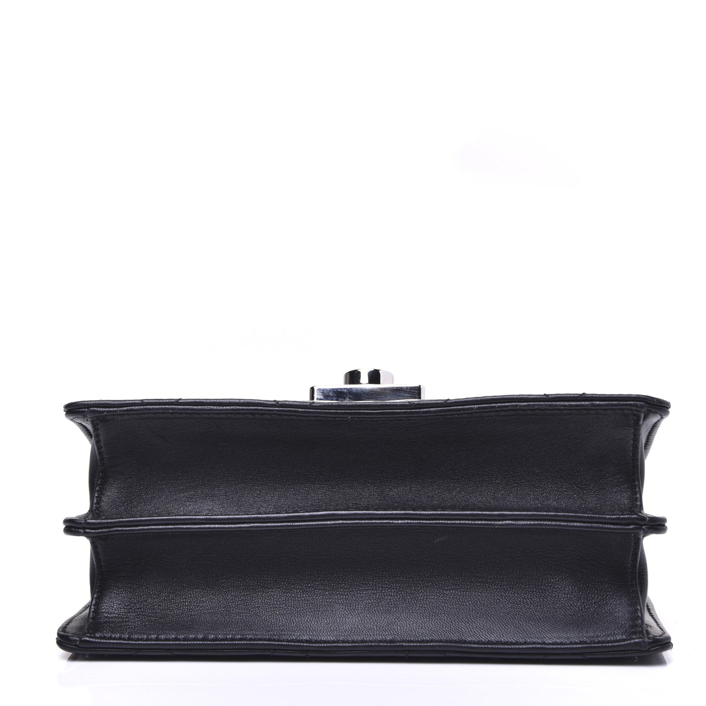 Pattina Nappa Crystal Studded Borchie Flap Bag Black