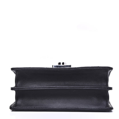 Miu Miu Pattina Nappa Crystal Studded Borchie Flap Bag Black 12 of 14